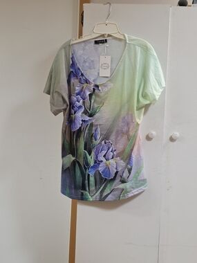Camisa Iris Print Blouse